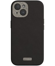 Чехол Moshi Napa Slim Hardshell Case for iPhone 15 Midnight Black (99MO231101)