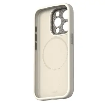 Чохол Moshi Napa Slim Hardshell Case for iPhone 15 Pro Max Eggnog White (99MO231112)
