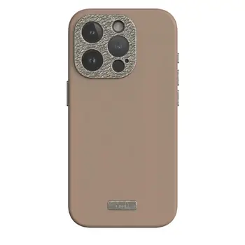 Чохол Moshi Napa Slim Hardshell Case for iPhone 15 Pro Max Woodsmoke Brown (99MO231108)