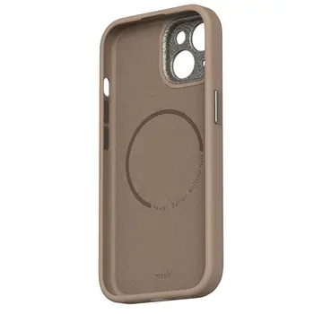 Чехол Moshi Napa Slim Hardshell Case for iPhone 15 Woodsmoke Brown (99MO231105)