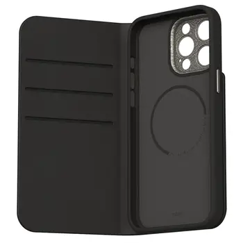 Чохол Moshi Overture Case with Detachable Magnetic Wallet Midnight Black for iPhone 15 Pro Max (99MO231204)