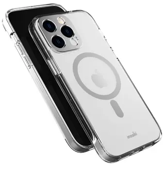 Чохол Moshi iGlaze Slim Hardshell Case for iPhone 14 Pro Max Luna Silver (99MO137208)