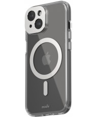 Чехол Moshi iGlaze Slim Hardshell Case for iPhone 15 Luna Silver (99MO231001)