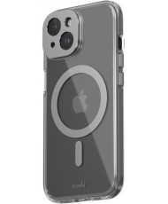 Чехол Moshi iGlaze Slim Hardshell Case for iPhone 15 Meteorite Gray (99MO231005)