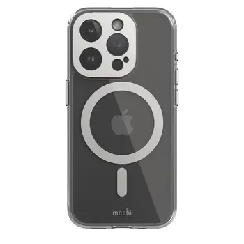 Чехол Moshi iGlaze Slim Hardshell Case for iPhone 15 Pro Luna Silver (99MO231003)