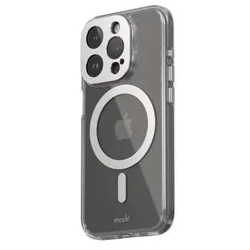 Чехол Moshi iGlaze Slim Hardshell Case for iPhone 15 Pro Luna Silver (99MO231003)