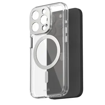 Чехол Moshi iGlaze Slim Hardshell Case for iPhone 15 Pro Luna Silver (99MO231003)