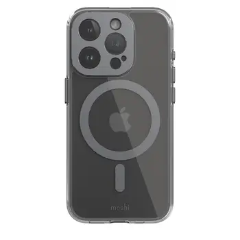Чохол Moshi iGlaze Slim Hardshell Case for iPhone 15 Pro Max Meteorite Gray (99MO231008)