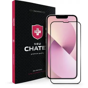 Захисне скло для смартфона NEU Chatel Corning Gorilla Glass with Mesh for iPhone 14 Front Black (NEU3D14B)