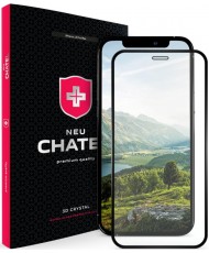 Защитное стекло для смартфона NEU Chatel Full 2.5D Silk Narrow Border Crystal for iPhone 12 Pro Max Front Black (NEU25DM67B)