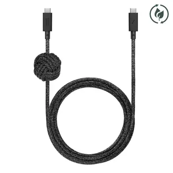 Кабель Native Union Anchor Cable USB-C to USB-C Pro 240W 3 m Cosmos Black (ACABLE-C-COS-NP)