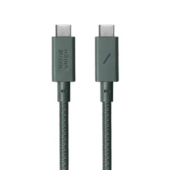 Кабель Native Union Anchor Cable USB-C to USB-C Pro 240W 3 m Slate Green (ACABLE-C-GRN-NP)