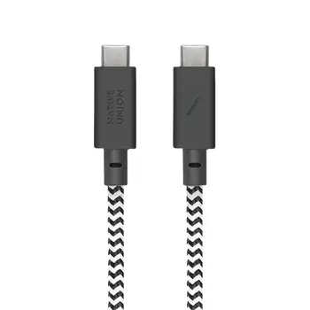 Кабель Native Union Anchor Cable USB-C to USB-C Pro 240W 3 m Zebra (ACABLE-C-ZEB-NP)