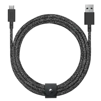 Кабель Native Union Belt Cable USB-A to USB-C Cosmos Black (1.2 m) (BELT-AC-COS-NP)