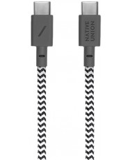 Кабель Native Union Belt Cable USB-C to USB-C 1.2 m Zebra (BELT-C-ZEB-2-NP)