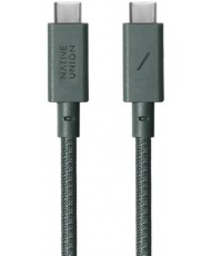 Кабель Native Union Belt Cable USB-C to USB-C Pro 240W 2.4 m Slate Green (BELT-PRO2-GRN-NP)
