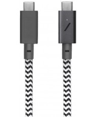 Кабель Native Union Belt Cable USB-C to USB-C Pro 240W 2.4 m Zebra (BELT-PRO2-ZEB-NP)