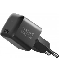 Сетевое зарядное устройство Native Union Fast GaN Charger PD 30W USB-C Port Black (FAST-PD30-2-BLK-EU)