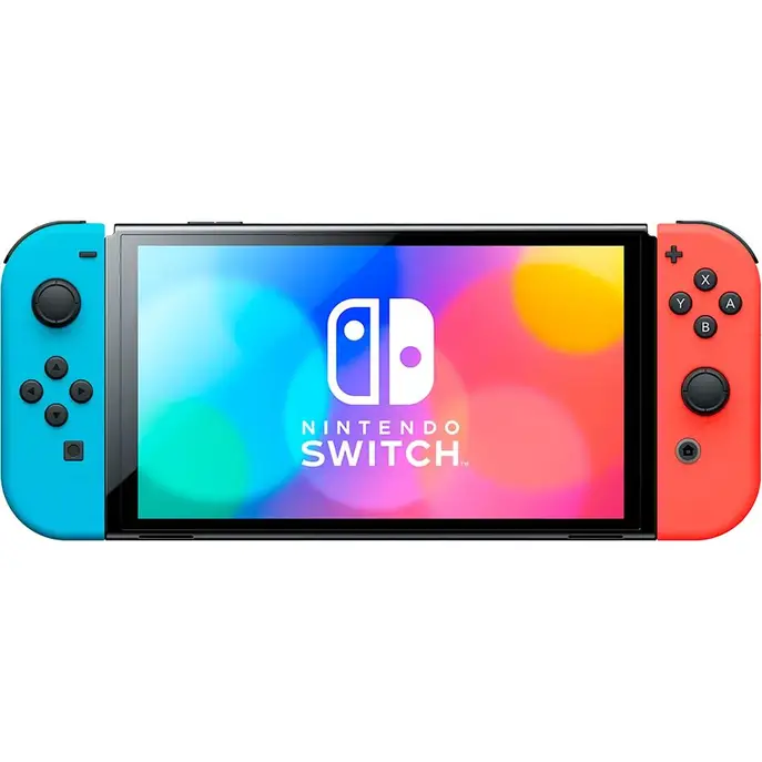 Портативна ігрова приставка Nintendo Switch OLED with Neon Blue