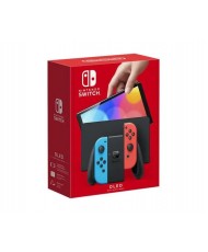 Портативная игровая приставка Nintendo Switch OLED with Neon Blue and Neon Red Joy-Con (045496453442)