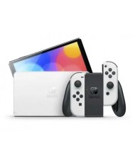 Портативная игровая приставка Nintendo Switch OLED with White Joy-Con (045496453435)