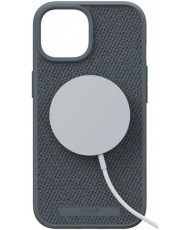 Чехол Njord Fabric MagSafe Case for iPhone 15 Dark Grey (NA51FA09)