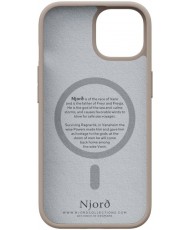Чохол Njord Fabric MagSafe Case for iPhone 15 Pink Sand (NA51FA12)