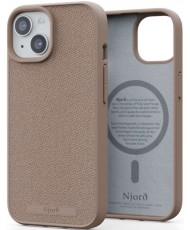 Чехол Njord Fabric MagSafe Case for iPhone 15 Pink Sand (NA51FA12)