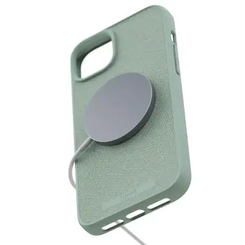 Чохол Njord Fabric MagSafe Case for iPhone 15 Plus Turquoise (NA52FA13)