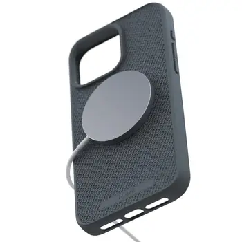 Чохол Njord Fabric MagSafe Case for iPhone 15 Pro Max Dark Grey (NA54FA09)