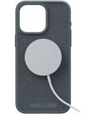 Чохол Njord Fabric MagSafe Case for iPhone 15 Pro Dark Grey (NA53FA09)