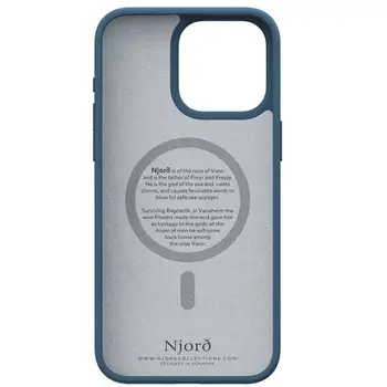 Чохол Njord Fabric MagSafe Case for iPhone 15 Pro Max Deep Sea (NA54FA01)