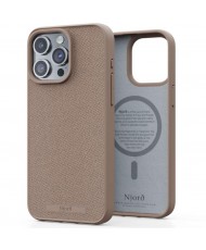 Чехол Njord Fabric MagSafe Case for iPhone 15 Pro Max Pink Sand (NA54FA12)