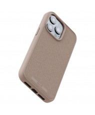 Чохол Njord Fabric MagSafe Case for iPhone 15 Pro Max Pink Sand (NA54FA12)