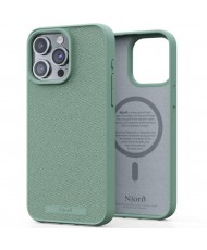 Чехол Njord Fabric MagSafe Case for iPhone 15 Pro Turquoise (NA53FA13)