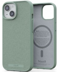 Чохол Njord Fabric MagSafe Case for iPhone 15 Turquoise (NA51FA13)