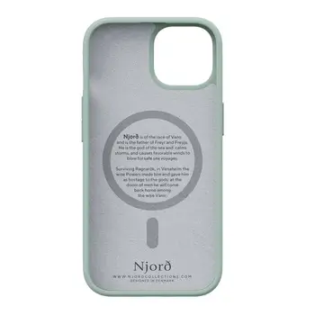 Чехол Njord Fabric MagSafe Case for iPhone 15 Turquoise (NA51FA13)
