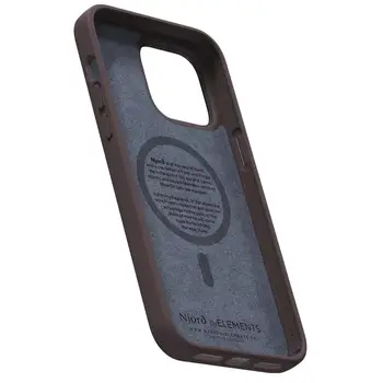 Чехол Njord Genuine Leather MagSafe Case for iPhone 14 Pro Dark Brown (NA43GL05U)