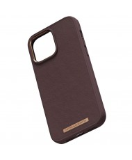 Чехол Njord Genuine Leather MagSafe Case for iPhone 14 Pro Dark Brown (NA43GL05U)