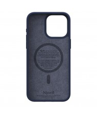 Чохол Njord Salmon Leather MagSafe Case Petrol Blue for iPhone 15 Pro Max (NA54SL01)