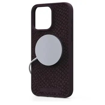 Чохол Njord Salmon Leather MagSafe Case Rust for iPhone 15 Pro Max (NA54SL03)
