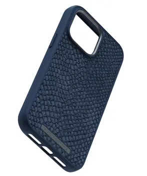 Чехол Njord Salmon Leather MagSafe Case for iPhone 14 Pro Max Blue (NA44SL01)