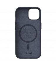 Чохол Njord Salmon Leather MagSafe Case for iPhone 15 Black (NA51SL00)
