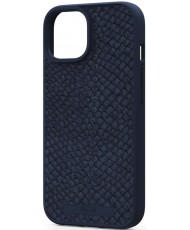 Чехол Njord Salmon Leather MagSafe Case for iPhone 15 Petrol Blue (NA51SL01)