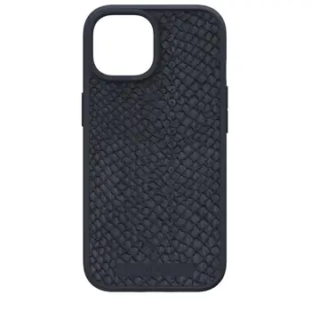 Чехол Njord Salmon Leather MagSafe Case for iPhone 15 Plus Black (NA52SL00)