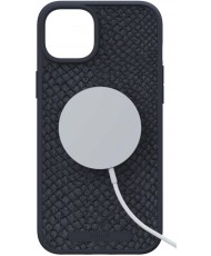 Чохол Njord Salmon Leather MagSafe Case for iPhone 15 Plus Black (NA52SL00)