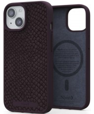 Чохол Njord Salmon Leather MagSafe Case for iPhone 15 Plus Rust (NA52SL03)