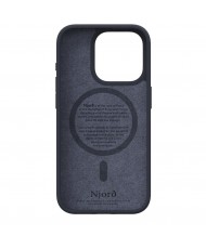 Чехол Njord Salmon Leather MagSafe Case for iPhone 15 Pro Black (NA53SL00)