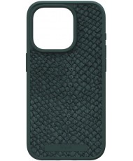 Чохол Njord Salmon Leather MagSafe Case Dark Green для iPhone 15 Pro Max (NA54SL02)