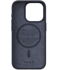 Чохол Njord Salmon Leather MagSafe Case for iPhone 15 Pro Max Black (NA54SL00)